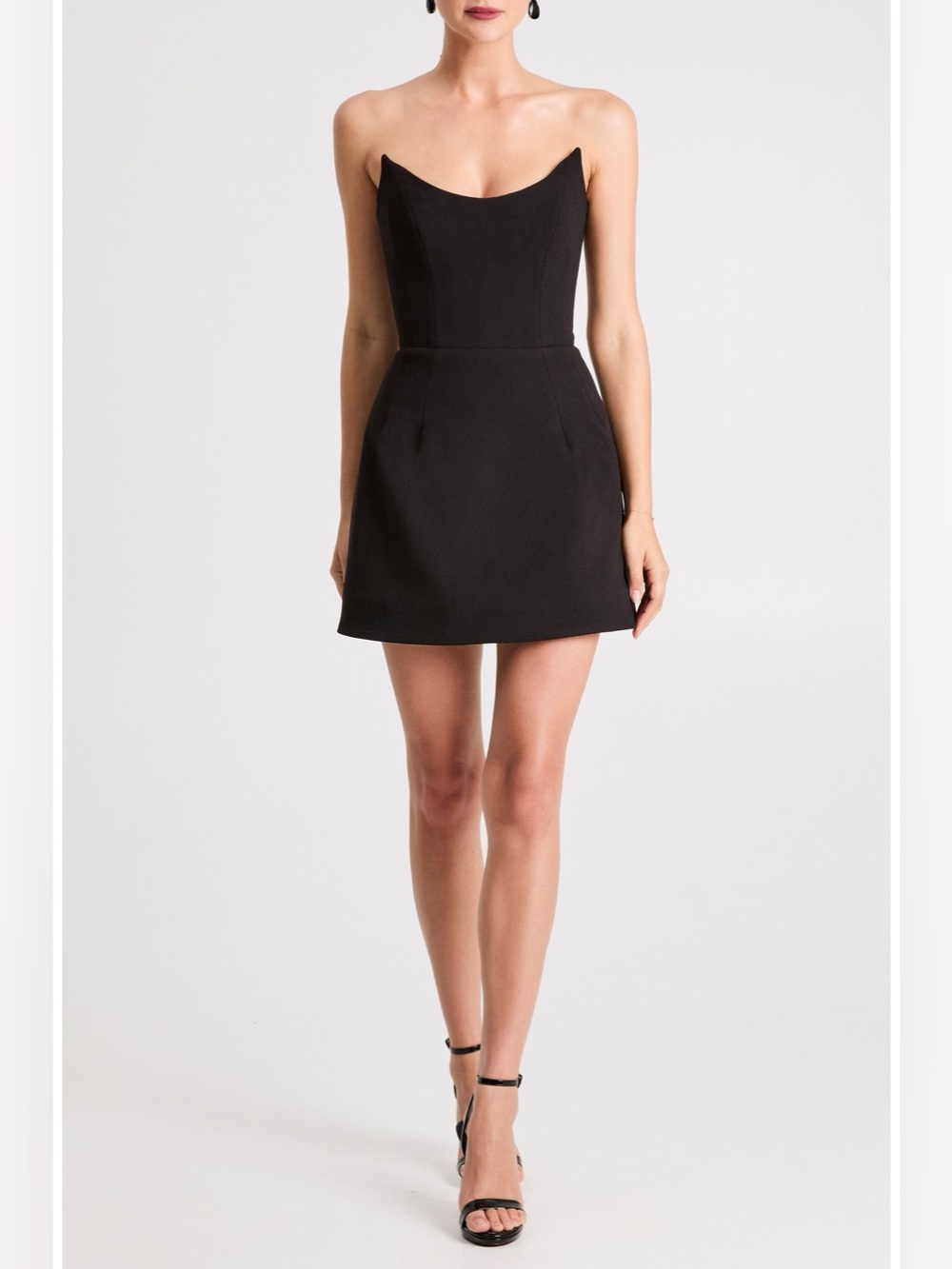 NWT Helsi Eliza Fit & Flare Minidress Black LBD Cocktail Small